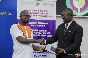 Joseph Wemakor adjudged winner of ‘2018 media competition on migration reporting’