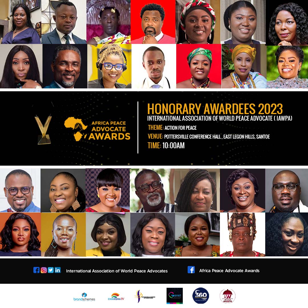 Africa Peace Advocate Awards 2023: IAWPA announces nominees