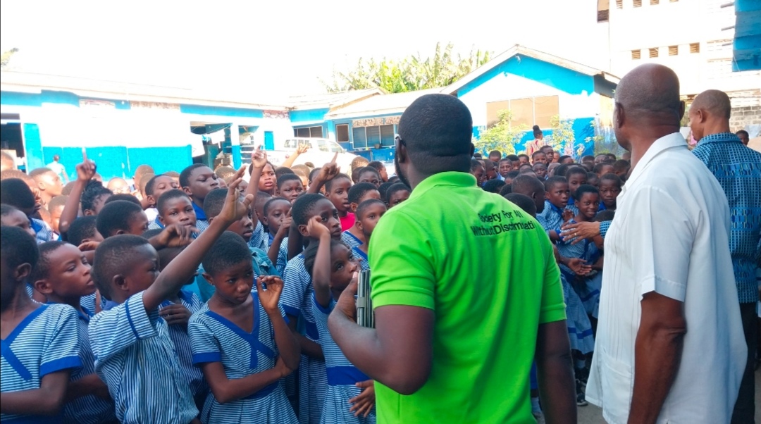 Human Rights Reporters Ghana sensitizes Kiddy’s Garden School of UPCO on Human Rights Day 2023