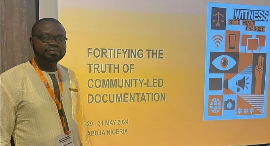 Joseph Wemakor selected for Fortifying the Truth Cohort by WITNESS