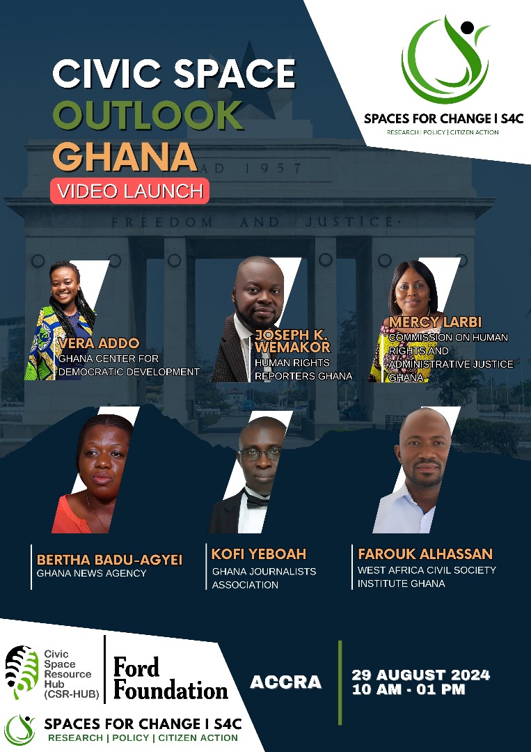 Human Rights Reporter’s Joseph Wemakor to participate in plenary session at Civic Space Outlook documentary launch