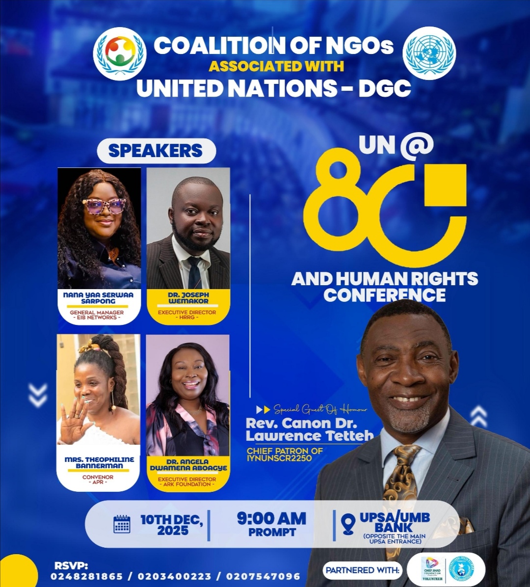 UN@80 Summit: Dr. Wemakor to Empower Ghana’s Youth on Human Rights and SDGs
